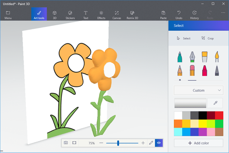 How to Turn a 2D Drawing Into 3D Art in Paint 3D