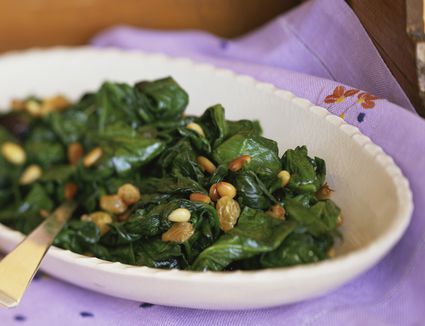 Wilted Spinach With Bacon Recipe