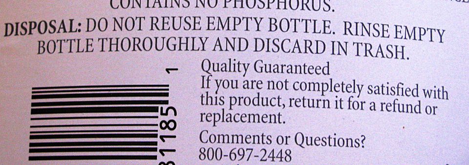 How to Read a Cleaning Product Label