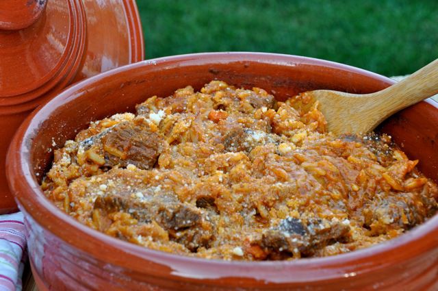 Greek Beef Stew With Orzo Pasta (Youvetsi) Recipe