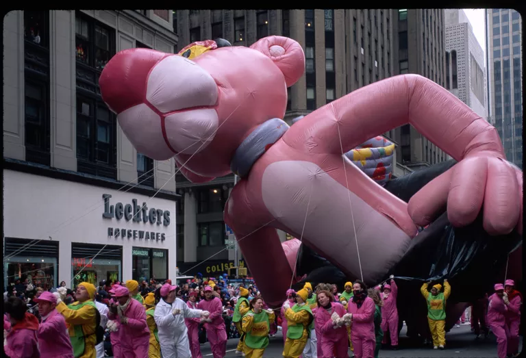 Pink Panther Balloon in Macy's Parade