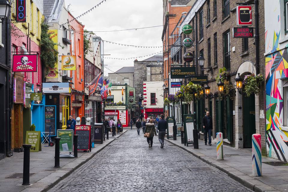  Dublin  s Temple  Bar  District