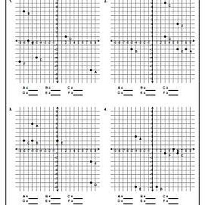 Coordinate and Graph Paper With Numbers