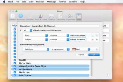 how to set out of office on mac mail