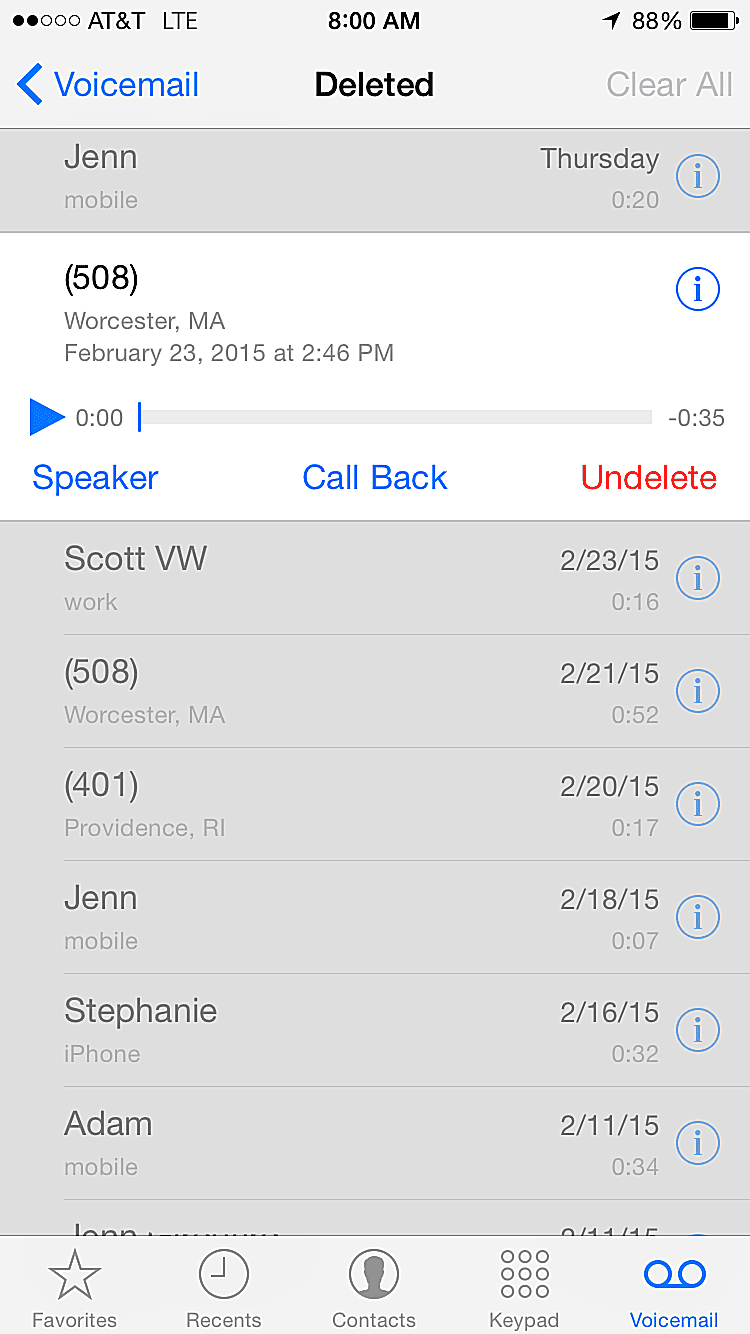 How To Undelete Voicemails On The IPhone