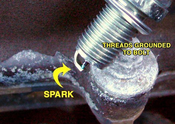 Image result for spark plug test