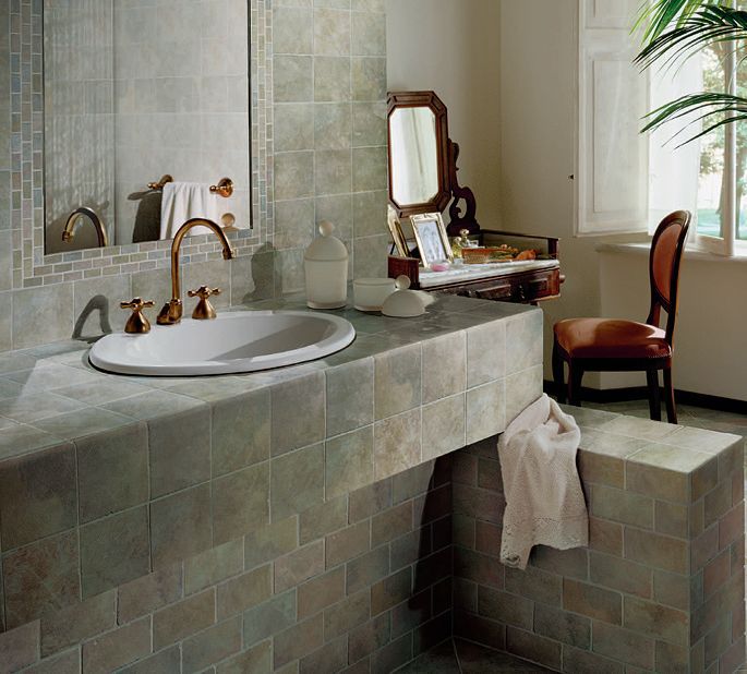 tile counter ideas for kitchens and baths