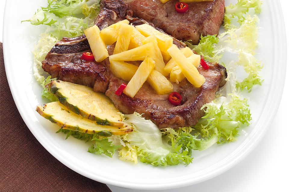 Pork Chops With Pineapple Recipe, Slow Cooker or Grill