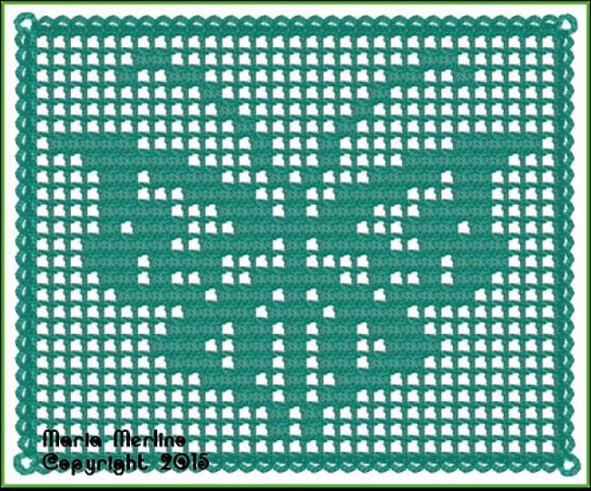 20 Inspiring FREE Filet Crochet Patterns