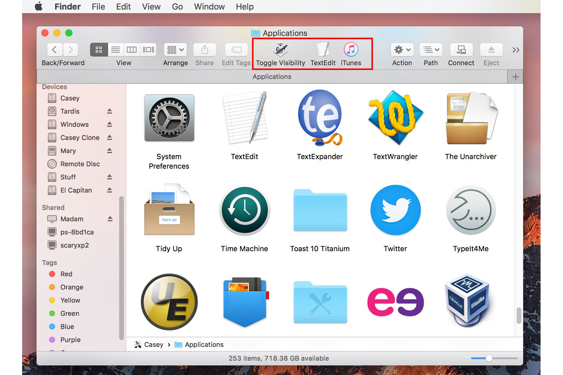 attach toolbar to paintbrush app for mac