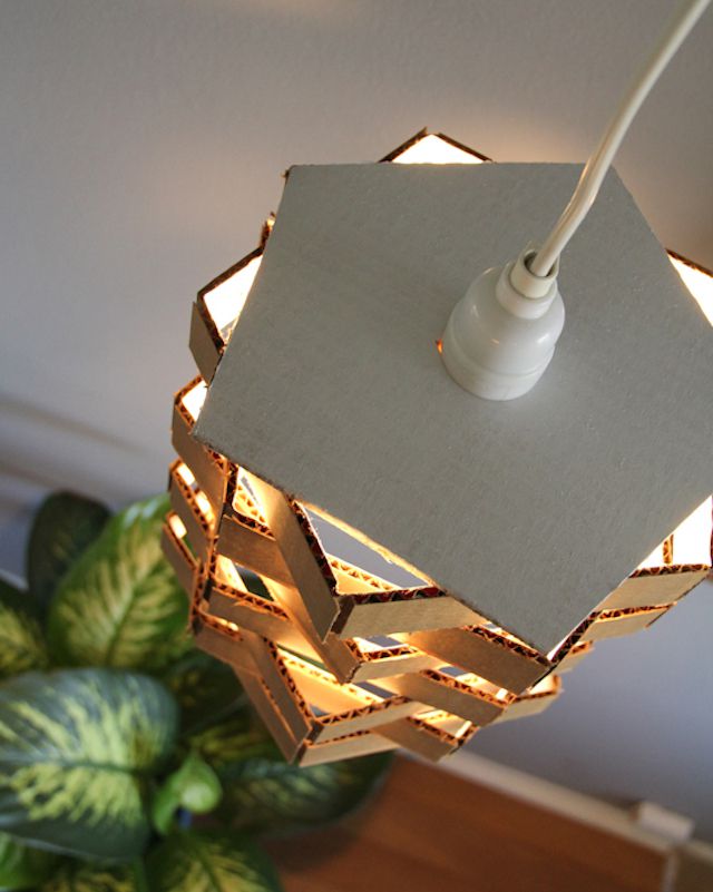 12 DIY Pendant Light Fixtures From Upcycled Items