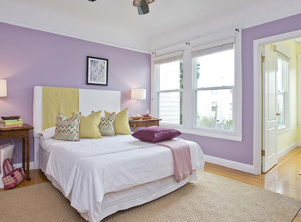 Tips and Photos for Decorating the Bedroom  with Lavender 