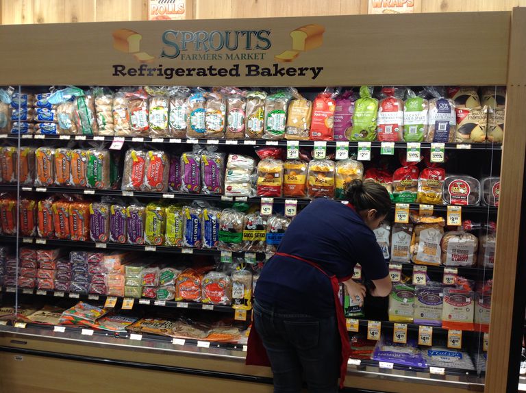 Huge gluten free bread selection at Sprouts