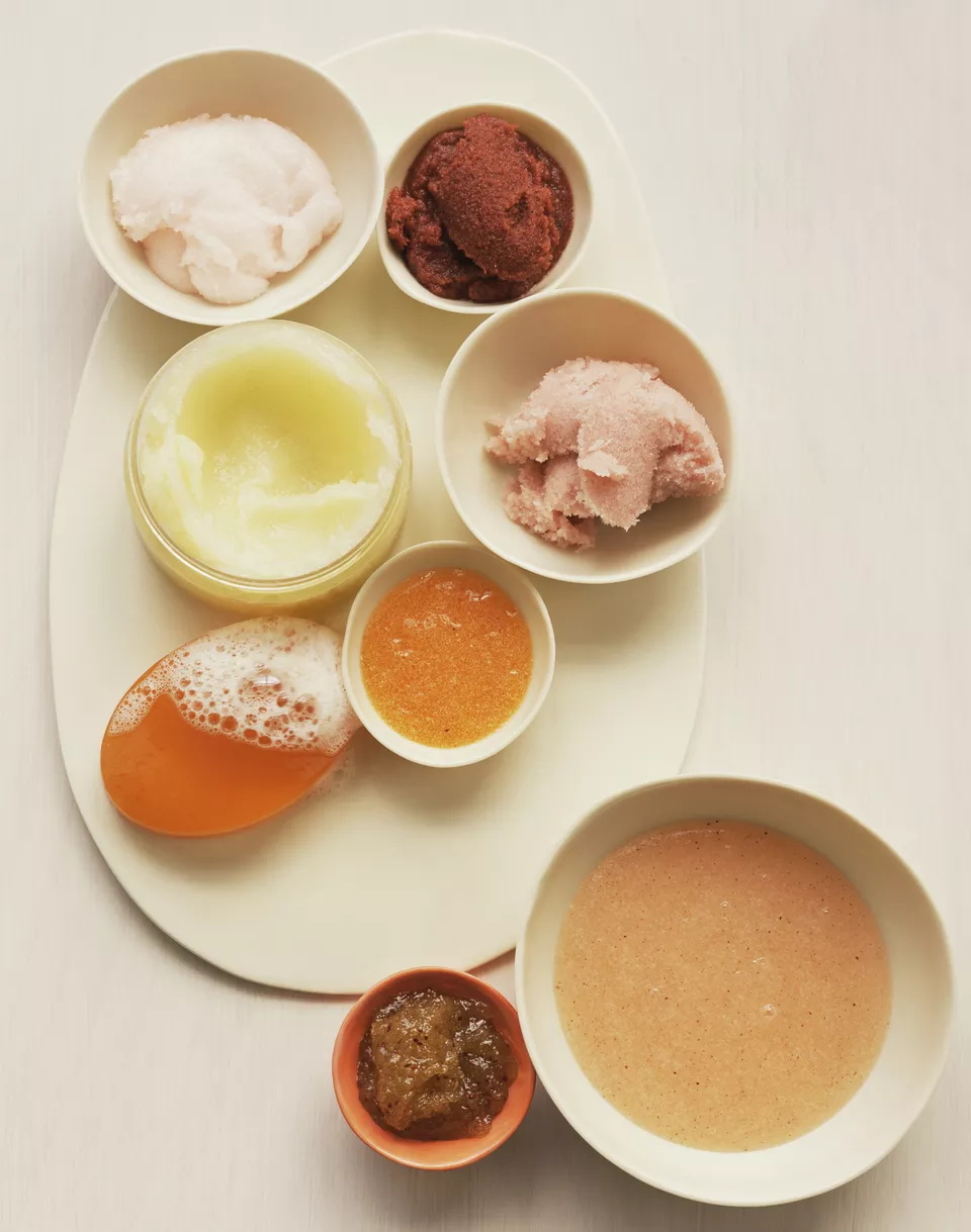 Assorted exfoliants