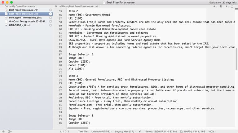 text editor application for mac
