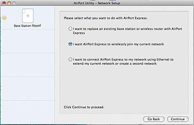 apple airport express setup repeater