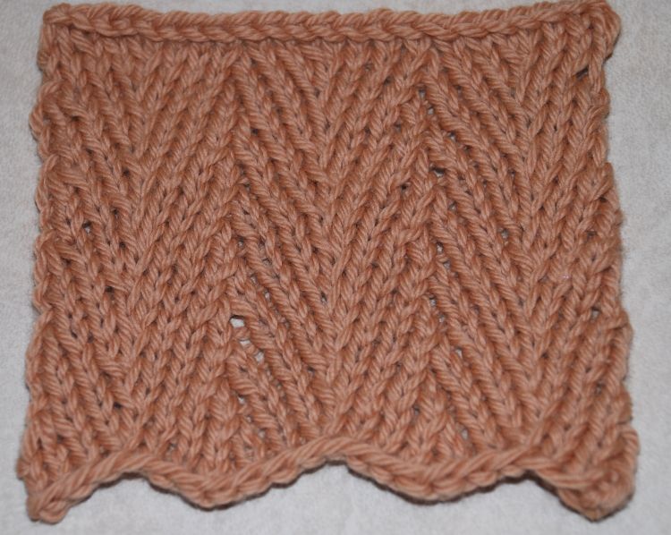 Learn to Knit the Herringbone Stitch Pattern