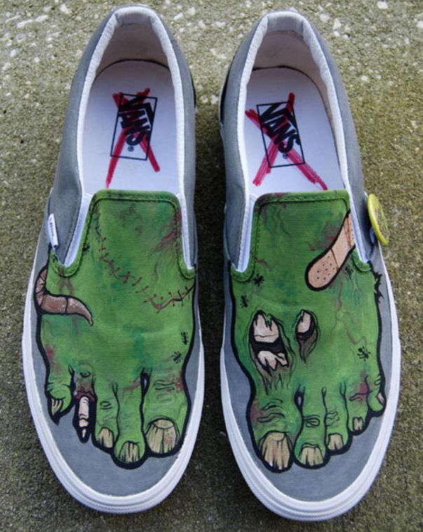 Custom Vans Shoes   Zombie Vans 56a88c373df78cf7729eba99 