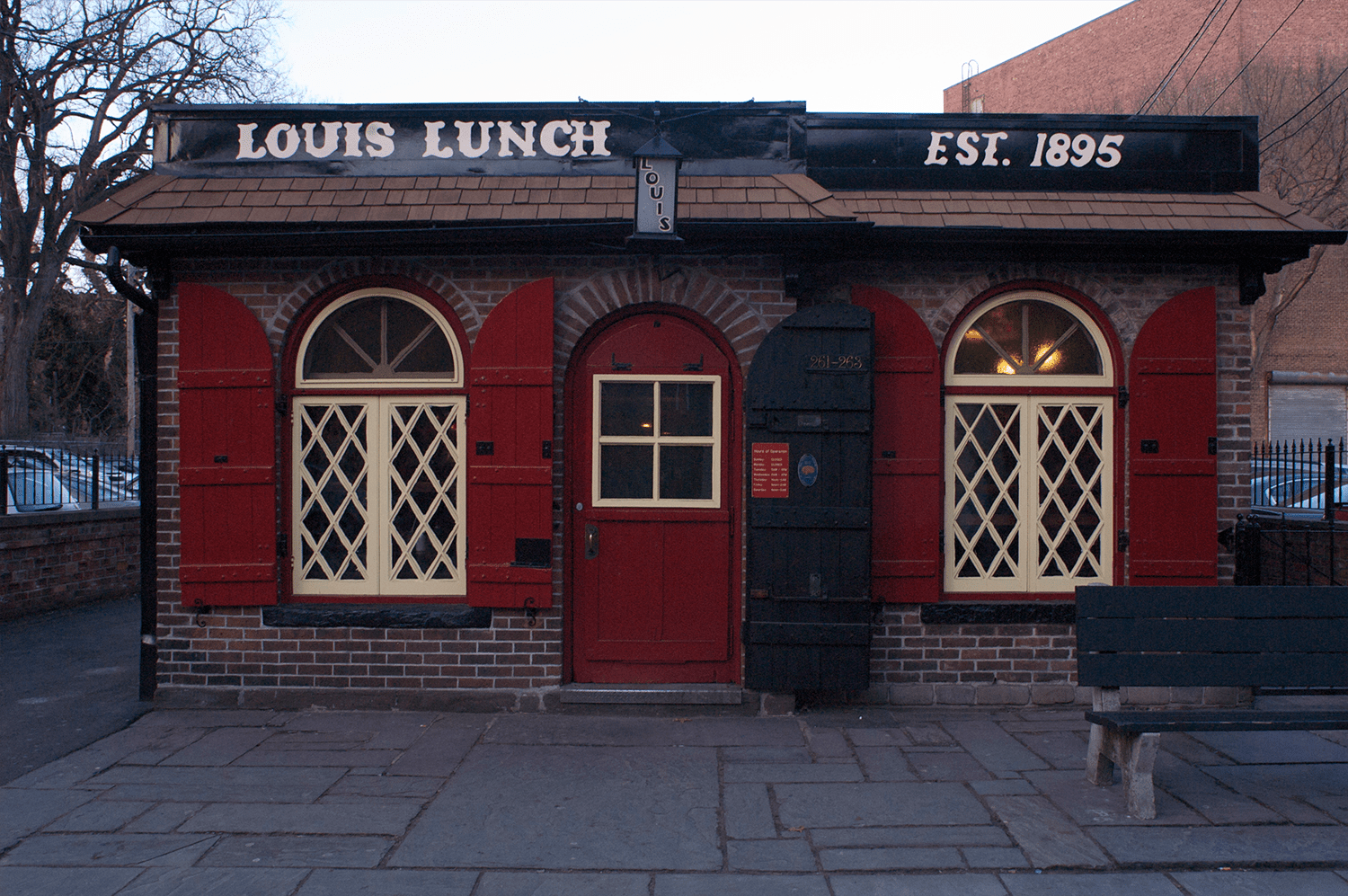 Louis Lunch New Haven CT Birthplace of the Hamburger