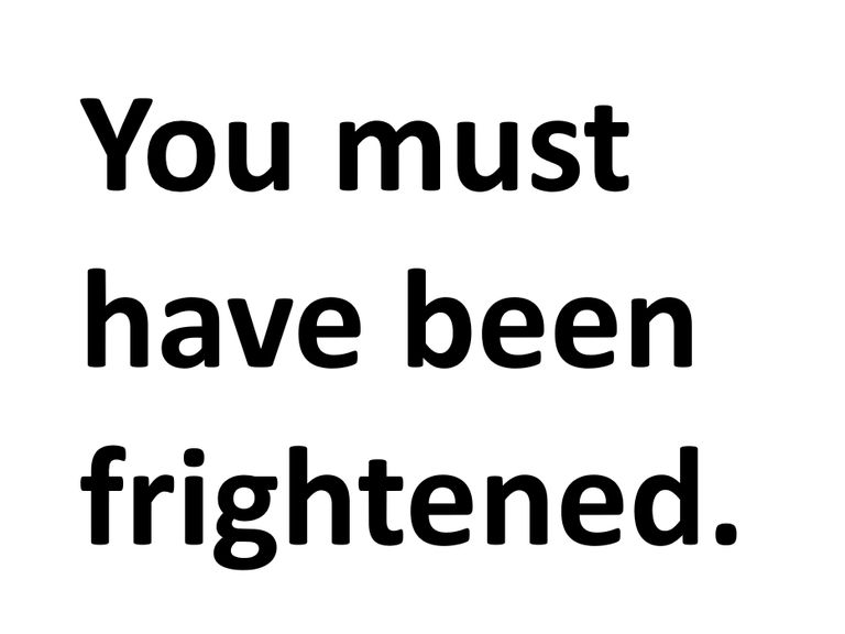 Is Frightened A Verb