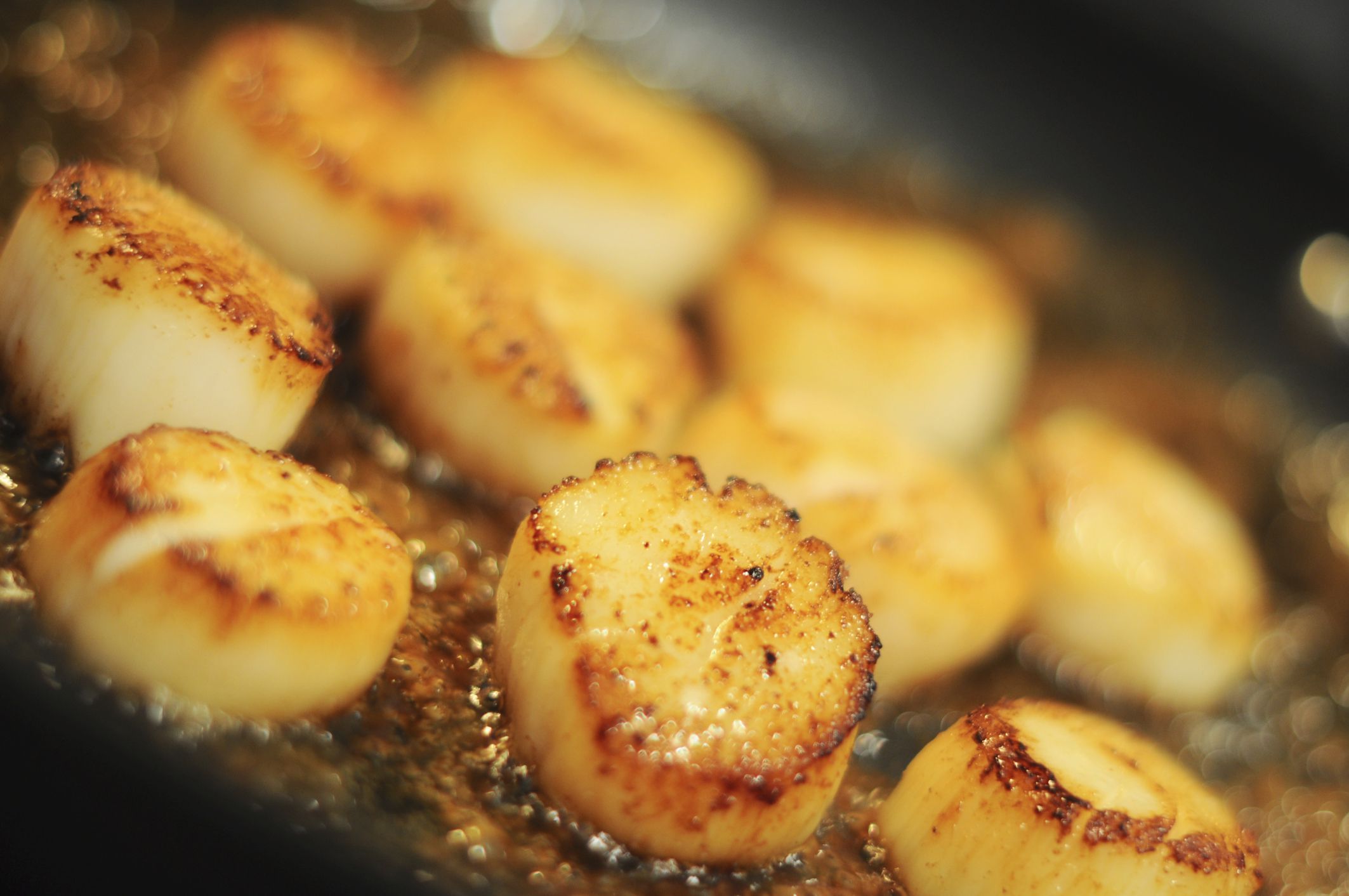 How To Make Seared Spanish Sea Scallops Recipe   GettyImages 171306227 56a2f7185f9b58b7d0cfe4f3 