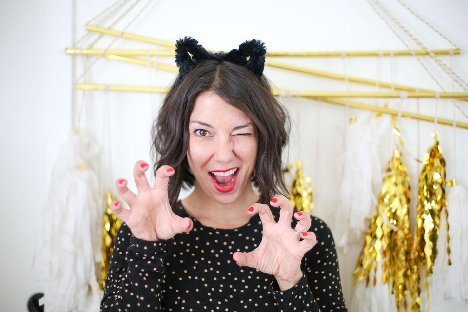 DIY Cat Ears Headband for Halloween