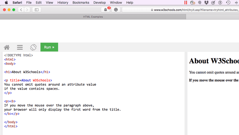 safari open html code