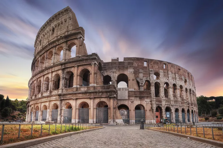 Sunrise at the Colosseum, Rome, Italy