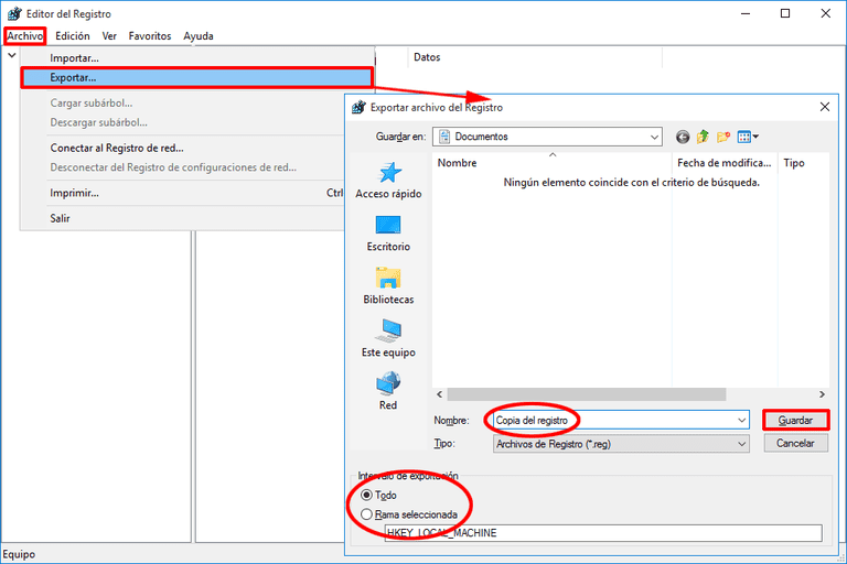 Hacer-Copia-Exportar-Registro-Windows