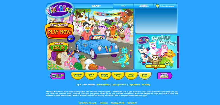 websites like webkinz