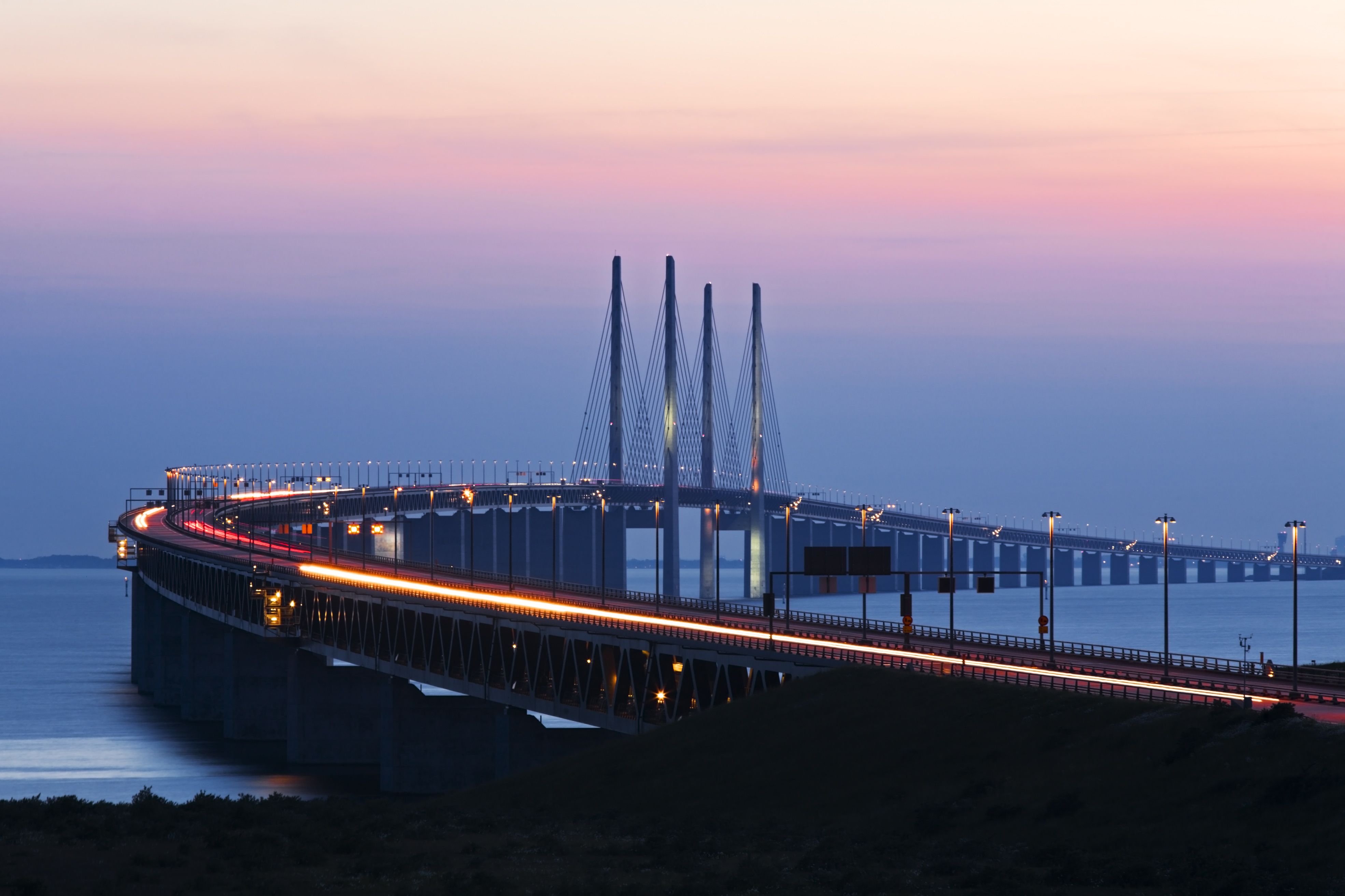 Мост в дании и швеции фото