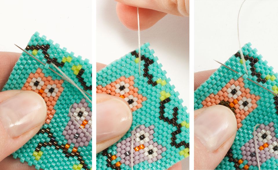 Download Weaving In Beading Thread With Peyote Stitch