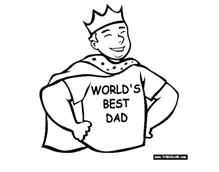 169 Free, Printable Father's Day Coloring Pages