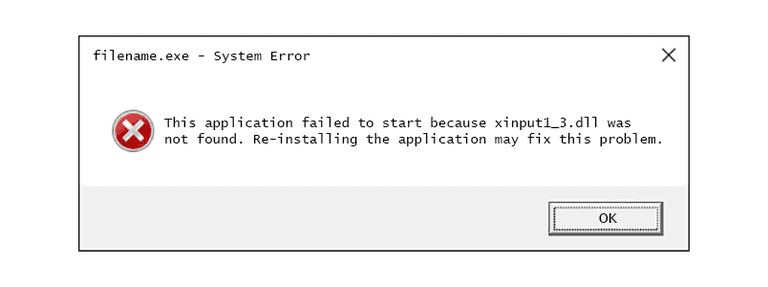 Xinput1_3.dll Error