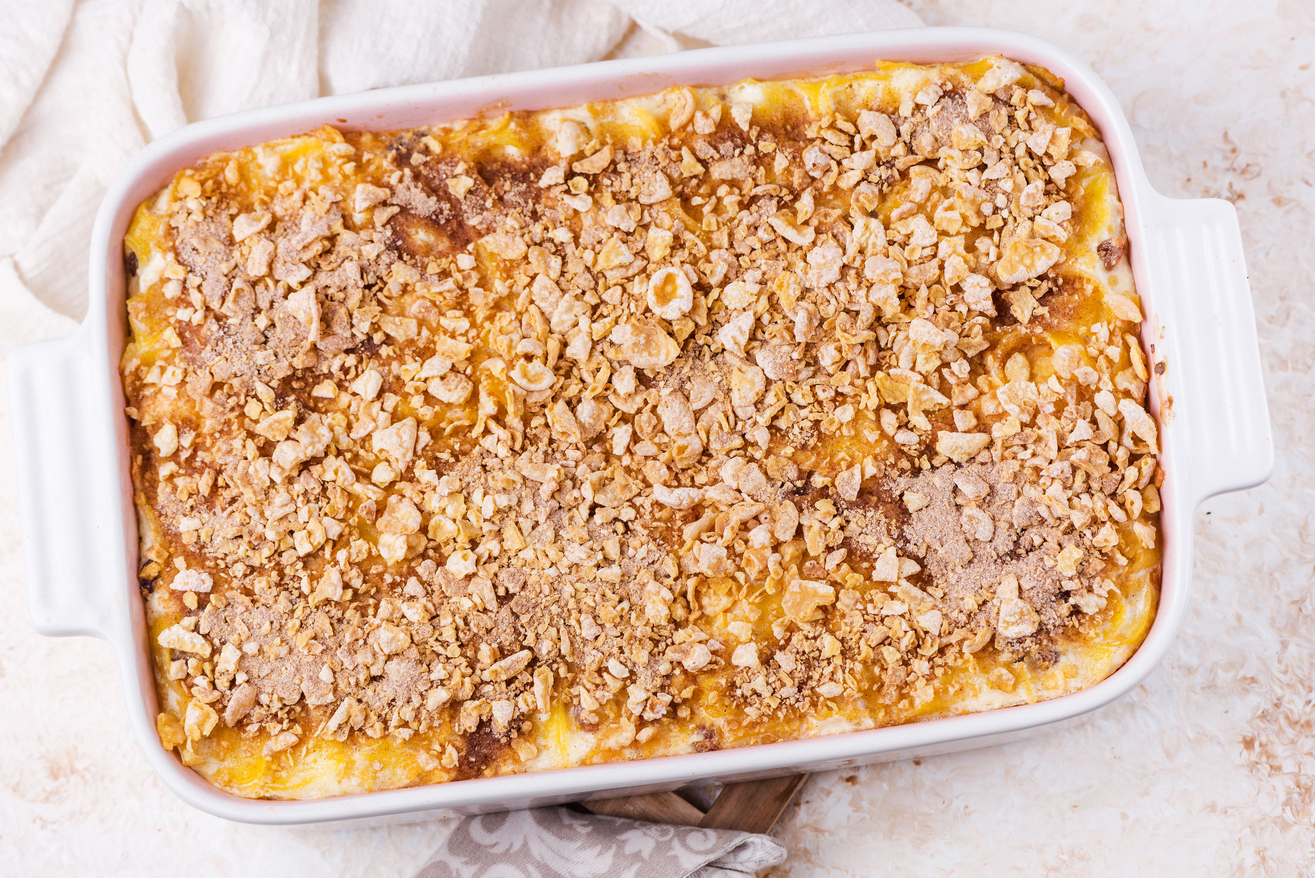 Sweet Cottage Cheese Noodle Kugel Recipe