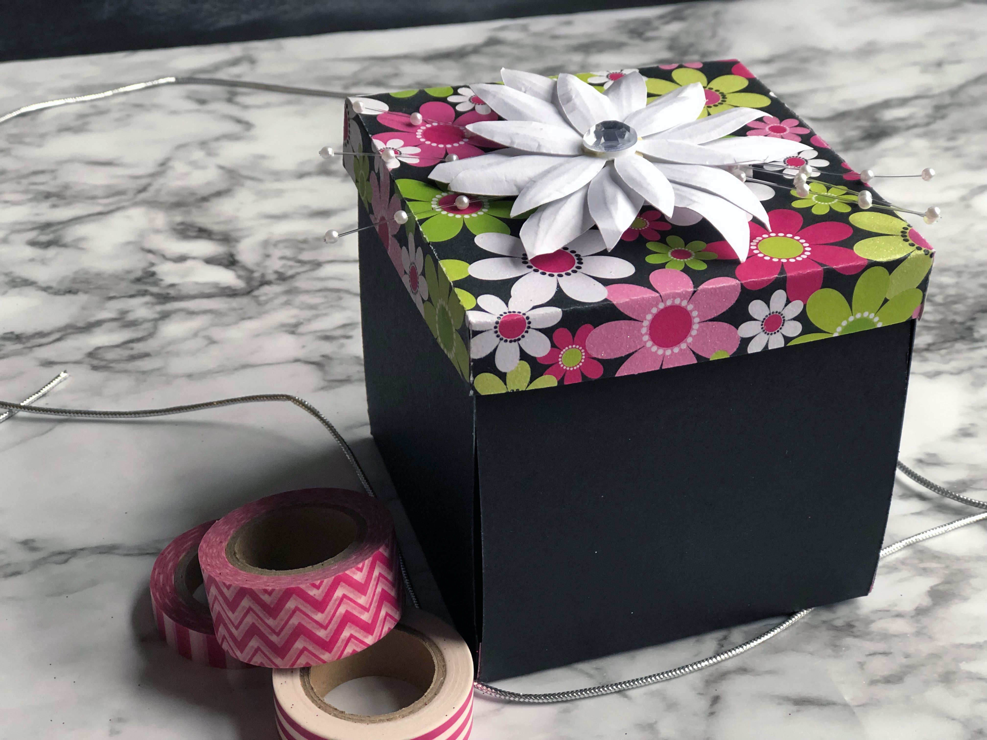 how to make an exploding box greeting card