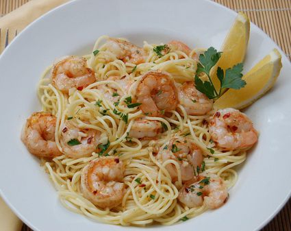 Easy Shrimp With Angel Hair Pasta Recipe