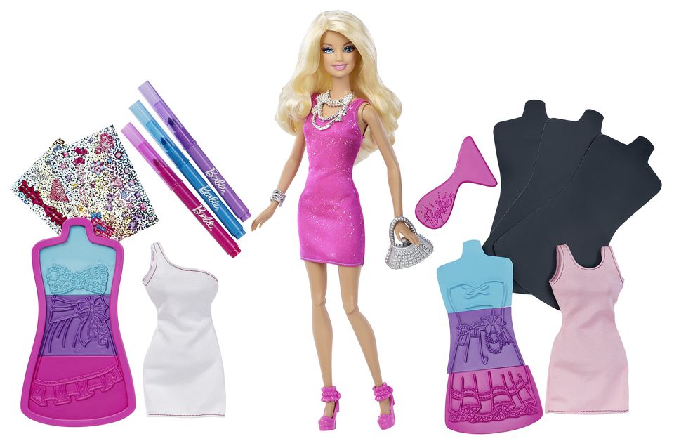 barbie fashion plate kit