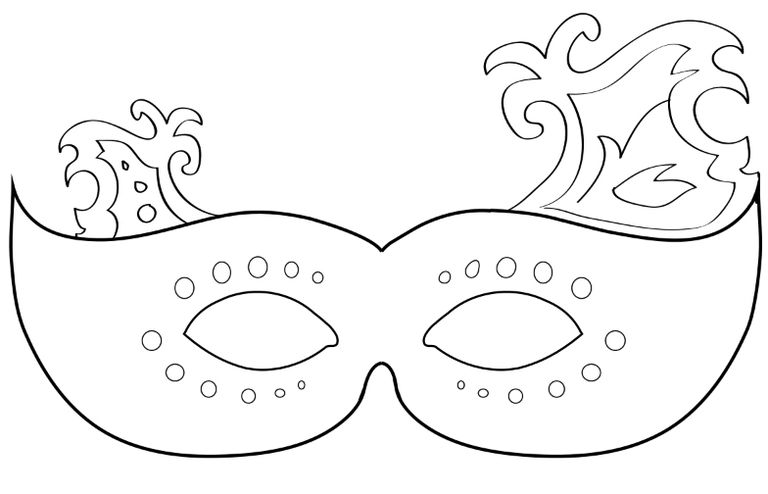 19 Free Mardi Gras Mask Templates For Kids And Adults