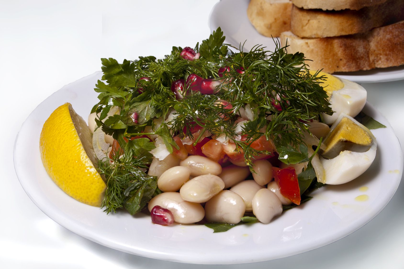 Turkish Navy Bean Salad (Piyaz) Recipe