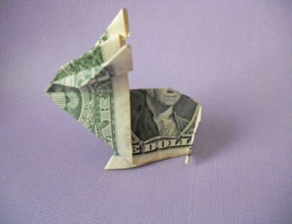 Dollar Bill Origami Heart Instructions - 