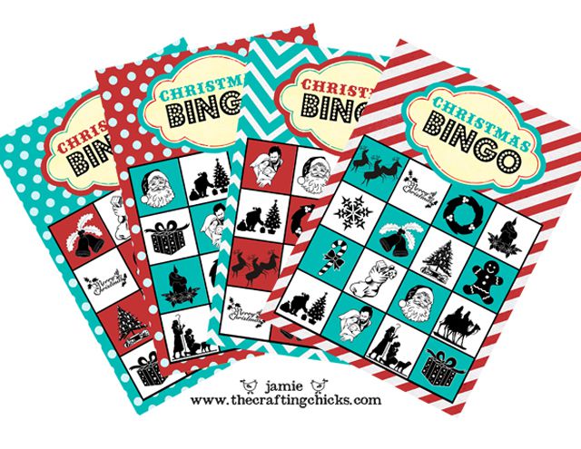 11 Free, Printable Christmas Bingo Games for the Family