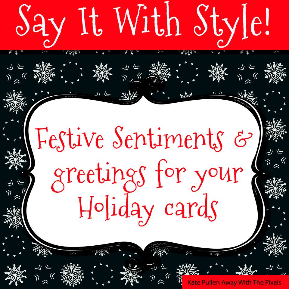 Sentiments And Greetings For Christmas Cards