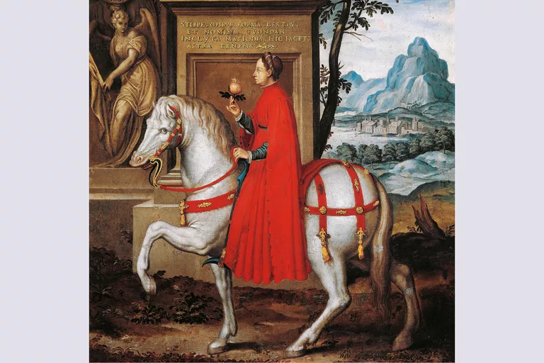 Matilda of Tuscany on horseback