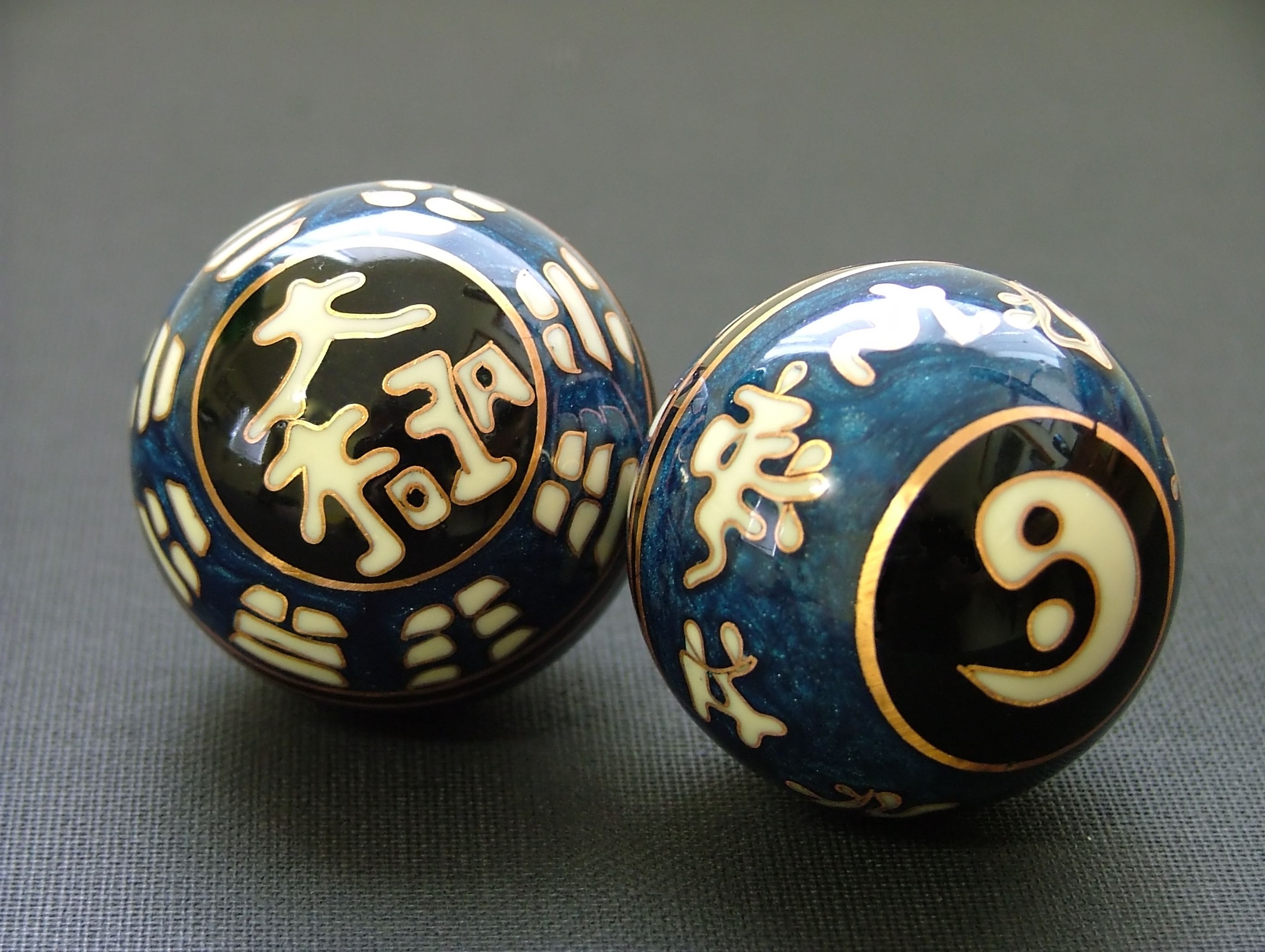 Chinese Exercise Balls, or Yin Yang Health Balls