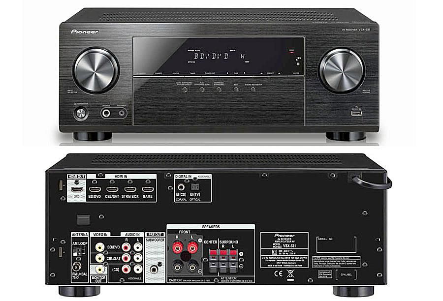 The Pioneer VSX-531 5.1 Channel Home Theater Receiver Profiled