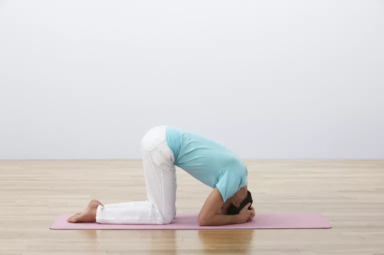 Yoga headstand prep
