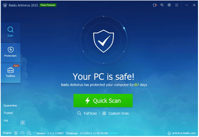 Baidu antivirus vs windows defender