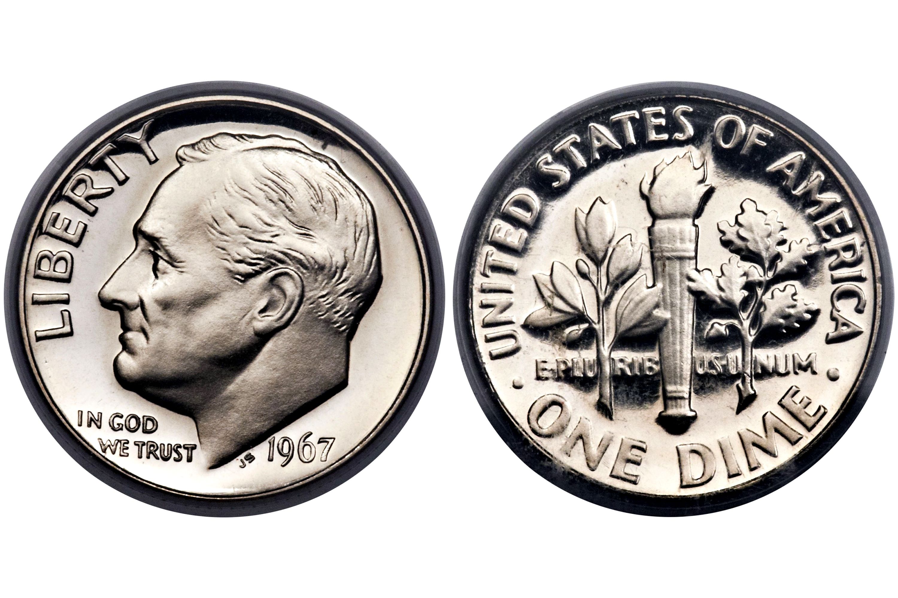 1967 dime value e pluribus unum