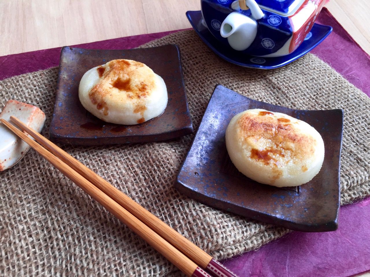 Isobeyaki Japanese Rice Cake Recipe